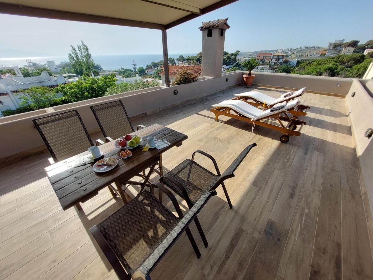 Néa Mákri Sea View Apartment 15 Min From Athens Airport מראה חיצוני תמונה