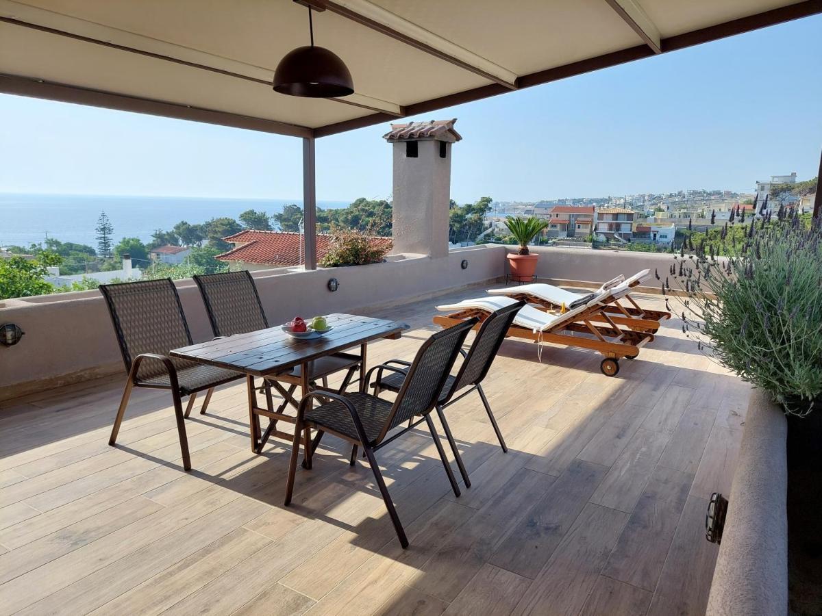 Néa Mákri Sea View Apartment 15 Min From Athens Airport מראה חיצוני תמונה