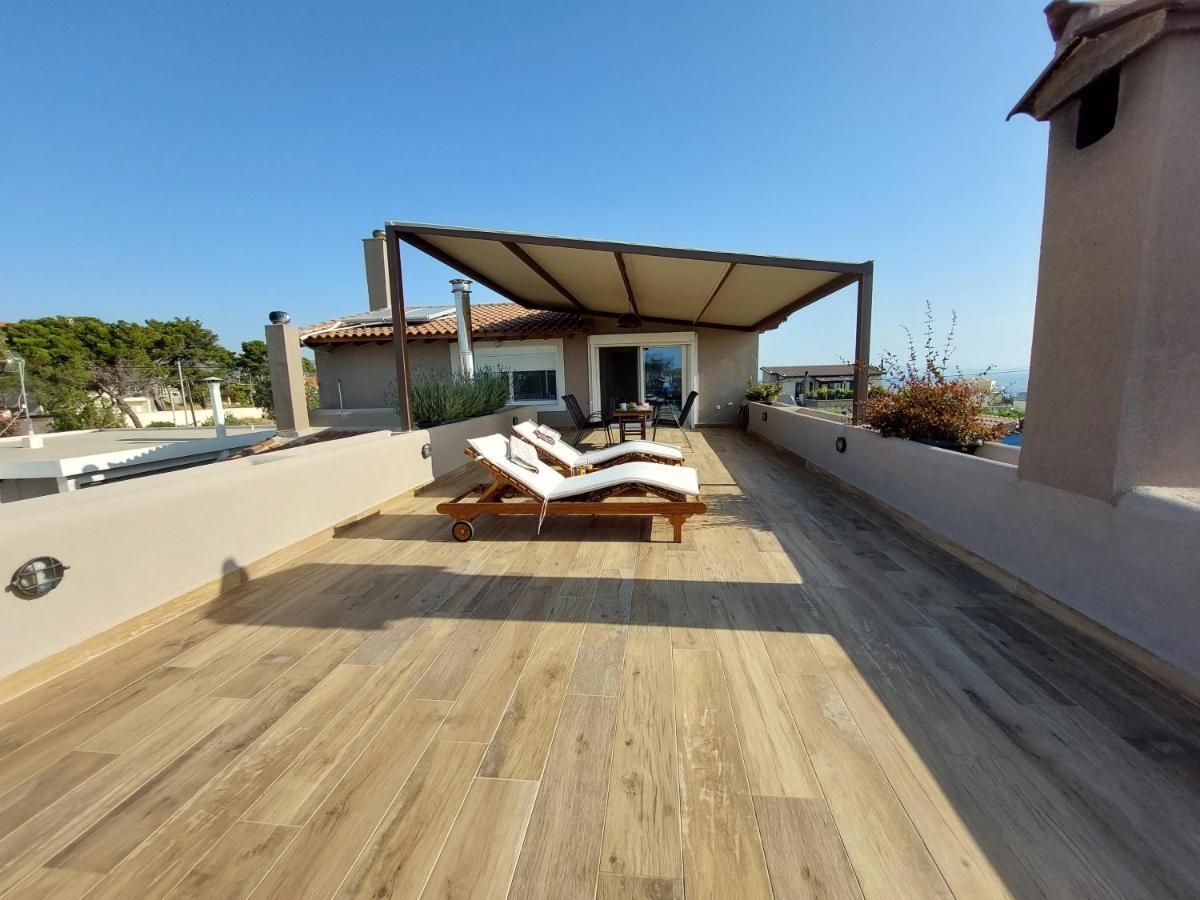 Néa Mákri Sea View Apartment 15 Min From Athens Airport מראה חיצוני תמונה